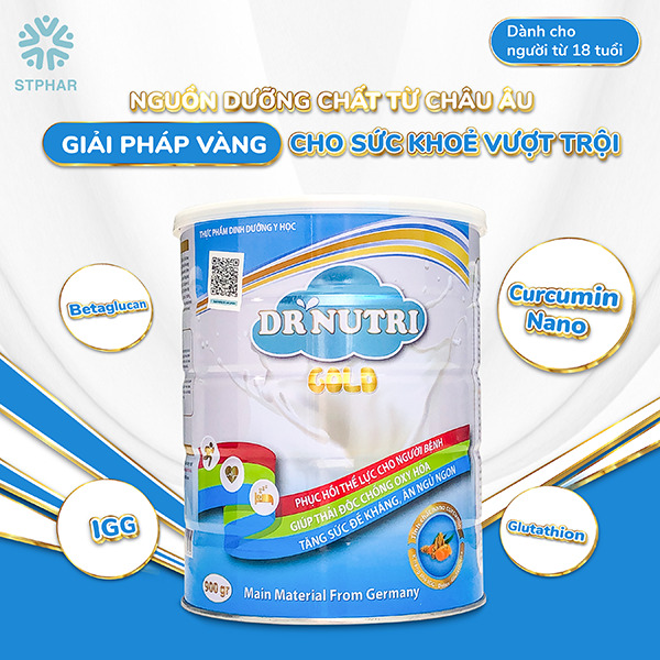 Sữa nghệ tăng cân Dr. Nutri Gold 900gr-duoc-ban-tai-Siêu thị online Nhi Bống